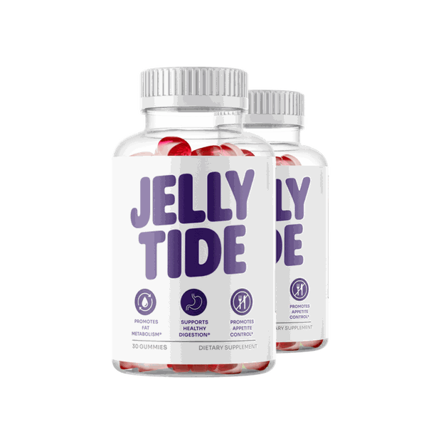 Two JellyTide bottles, 60 day supply